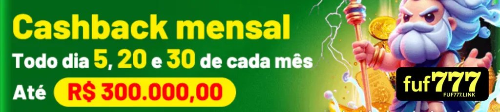 cashback mensal promoções